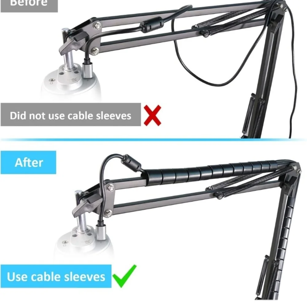 Ember Microphone Stand w/ Pop Filter Mic Suspension Boom Scissor Arm Stand